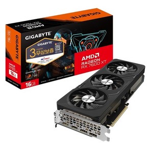 [GIGABYTE] 라데온 RX 7600 XT GAMING OC D6 16GB 피씨디렉트