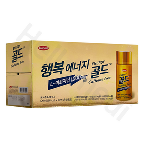 한미약품 행복 에너지골드 무카페인, 30개, 100ml, 100g