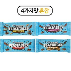 피스터블 미스터비스트 밀크 초콜릿, 4개, 60g