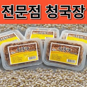 국내산 청국장 전문점 생 청국장 200g 5개 1kg