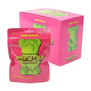 까먹는 곰모양 젤리 샤인머스캣맛 40g 1타 10개입 tld*2283vp