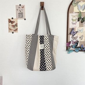 캔버스 숄더백 대용량 통학 가방 여성용 에코백 Woman's bag 뉴타임즈 O566W046