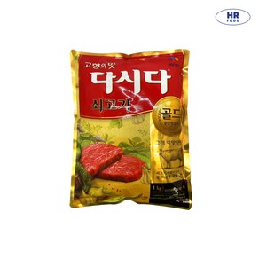 (CJ) 쇠고기 다시다 골드1k 다시다 조미료 해물 조개 감칠맛 대용량 업소용