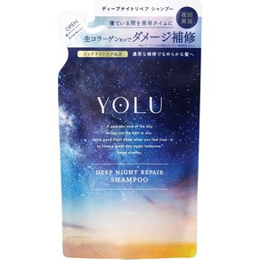 Yolu 요루 딥 나이트 리페어 샴푸 리필 350ml, 1개