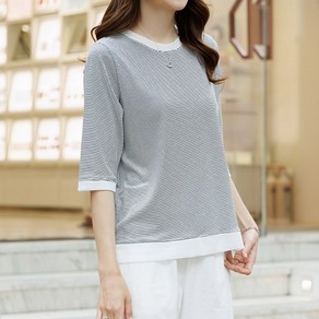 (~99size)쇼트슬릿티셔츠[여름VER] TBD3347_DC4060 엄마옷 빅사이즈