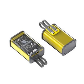 DIY 파워 뱅크 21700 배터리 충전기 케이스 PD 22.5 W 고속 충전 10000mAh 폴리머 박스, 1개