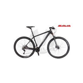 [사바코리아] 사바 토치 8.2 XT 24단 29인치 카본 MTB 자전거 2022, 17-조립, Matte Black/Red, 1개