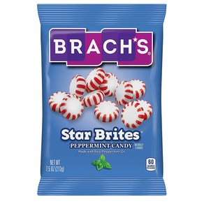 Bach's 스타브리트스 페퍼민트 캔디 213g 12팩 Bach's Stabites Peppemint Mints 7.5 Ounce Bag, 12개