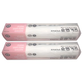라이프앤샵 잘라쓰는 면보 그릭요거트 리코타치즈 다이소면보 조리용 순면 거즈 롤 면보자기 면포, 2개
