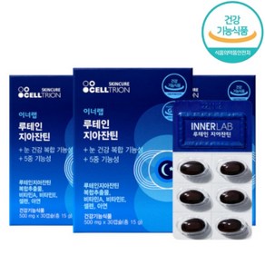 셀트리온 이너랩 루테인 지아잔틴 500mg x 30캡슐 6박스 수험생 눈건강 장시간 스마트폰사용, 30정, 6개