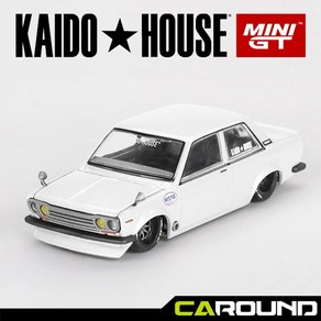 KaidoHouse x 미니지티(KHMG122) 1:64 닷선 510 Steet 니스모 V2 - 화이트, 1개