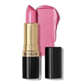 REVLON Lipstick Supe Lustous Lipstick Ceamy F REVLON 립스틱 슈퍼 러스트러스 립스틱 부드럽고 풍성해 보이는 입술을 위한 크리미, 450명의 신사는 핑크를 좋아한다, 4g, 1개