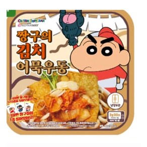 골든싸이]뚠뚠_짱구김치어묵우동377g 4개, 377g