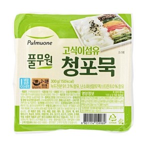 풀무원 고식이섬유 청포묵, 300g, 3개