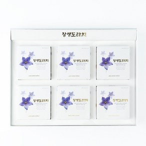 장생도라지 페이스 솝 6SET/1박스, 120g