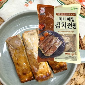 미니 메밀김치전병 냉동, 1개, 1.4kg