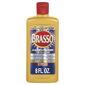 브라소 메탈 브론즈 다목적 광택제 Basso Multi-Pupose Metal Polish 8oz, 235ml, 1개