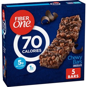 Fibe One 70 Caloie Chewy Snack Bas Chocolate 5 ct Fibe One 70칼로리 쫄깃한 스낵바 초콜릿 5ct, 1개