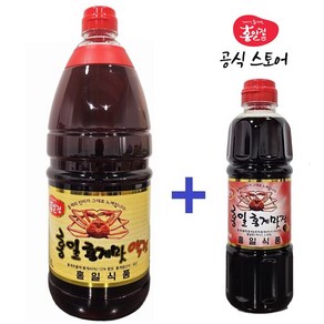 [홍일점] 홍게맛액젓1.8리터 1개 + 맛장500 1개 편스토랑 파김치비법, 1세트, 2.3L