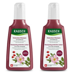라우쉬 와일드로즈 컬러 프로텍팅 펌염색모 전용 샴푸 200ml 2개