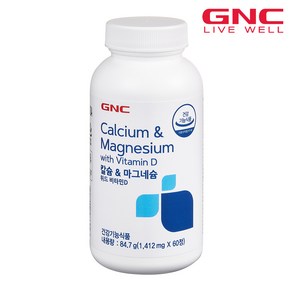 GNC [GNC] 칼슘 앤 마그네슘 60정(3