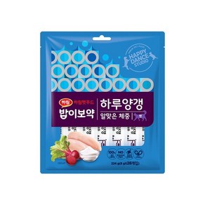 하림펫푸드 밥이보약 하루양갱 알맞은 체중 고양이 간식, 닭고기, 224g, 2개