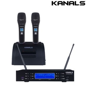 KANALS K-9300 노래방 무선마이크 2채널 핸드+핸드 900MHz