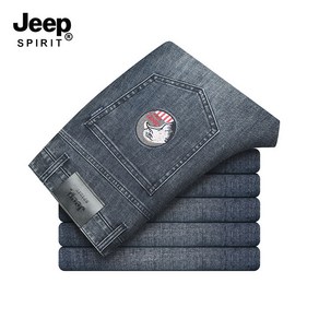 JEEP SPIRIT 지프 스피릿 청바지 면 워싱 스판 일자 와이드 진JPX21338+양말 증정