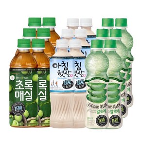 [웅진식품] 제로3종 혼합 500ml x 18페트(초록매실 제로+아침햇살 제로슈가+자연은알로에 제로), 상세 설명 참조, 상세 설명 참조, 상세 설명 참조