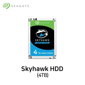 씨게이트 SkyHawk 4TB HDD CCTV 녹화기 DVR용/NVR용 하드디스크 SEAGATE 스카이호크