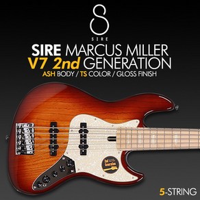 SIRE MARCUS MILLER V7 5ST(ASH)-2nd Geneation, TS, 1개