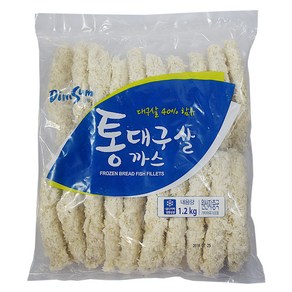 딤섬 통대구살까스 1.2kg2개, 1.2kg, 2개