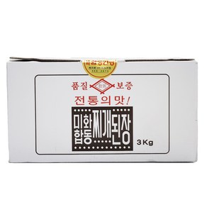 미화합동 찌개된장, 3kg, 1개