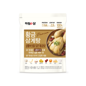 하림이닭 황금삼계탕 800g, 1개