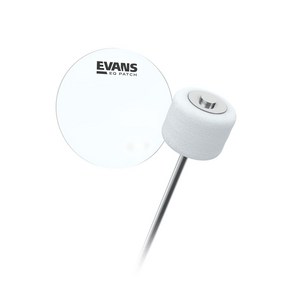 [심로악기] EVANS 에반스 EQPC1 베이스드럼 악세사리 에반스 투명 플라스틱 단일 패치, 1개