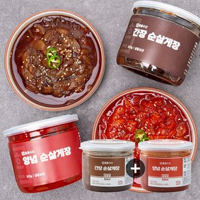 훈훈수산 간장 순살게장 300g+양념 순살게장 300g, 300g, 1개