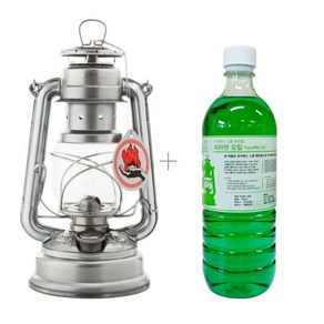 [Weshop] 퓨어핸드 허리케인 랜턴 징크 + 전용 연료 (파라핀오일 0.9L) 세트, 1개
