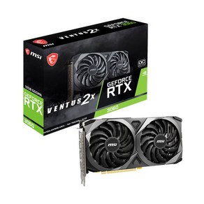 MSI 지포스 RTX 3060 벤투스 2X OC D6 12GB 그래픽카드 (MSI코리아)