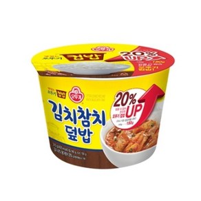 오뚜기 맛있는 컵밥 김치참치덮밥, 310g, 12개