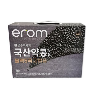 이롬 황성주박사의 국산 블랙5곡 약콩 두유 190ml 24입