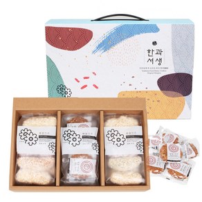 하늘한과 약과 한과서생 5가지맛 유과 80g x 2p + 찹쌀 약과 30g x 4p + 통밀 약과 30g x 4p 세트, 400g, 1세트