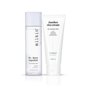 밀킨 수부지 솔루션 - R 스킨 150ml + A 크림 100g 여드름 완화 기능성 화장품, 1개