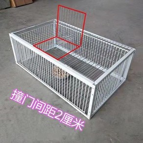 조류포획 트랩 새덫 퇴치기 구조 틀 철망 야생 꿩 까치 비둘기 유해동물 케이지, 8 암호화 가로 60 세로 40 높이 26 4면 도어, 1개