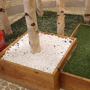백자갈 흰자갈 20kg포장 white pebble수족관 홈데코 조경용 인테리어용, 30-40mm, 20kg, 1개