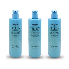 [CELLUV] 셀럽 YOUTH PDRN 샴푸 450ml 오 드 뮤게 x 2통, 3개