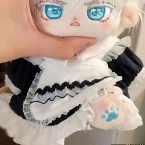 주술회전 고조 사토루 20cm 인형 솜인형 솜깅이 아이돌 솜인형옷 인형, 고조 사토루 메이드 의상[인형 없음], 1개