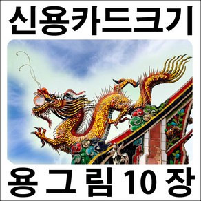 A430-6/황룡사진 10장 포켓용 용그림 청룡사진 풍경사진 액운 길운 긍정마인드 긍정적인 마인드, 포켓용황룡그림10장