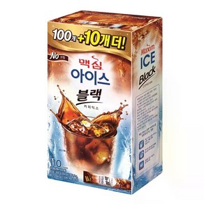 맥심 아이스 블랙 커피믹스 100T+10T x 1개 아이스커피