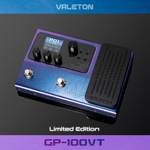 Valeton GP-100VT 베일톤 멀티이펙트 프로세서 Jewel Violet 컬러 어댑터 포함, 1개