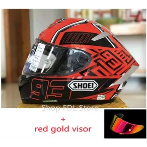 시스템헬멧 카본 MT 풀페이스 반모 헬맷 SHOEI X 14 풀 페이스 R1 60 주년 기념 쇼에이, 19.edgold viso+XL